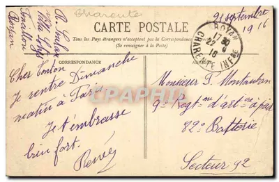 La Grande Côte - Grosse Mer - BR - 3208 — Verso