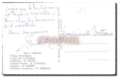 Kościół Notre-Dame — Fronton, Dzwonnik — Tito — Rewers