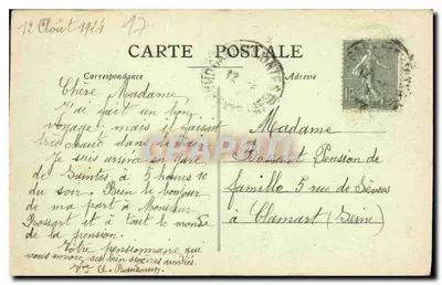 Saintes — Ruiny arenów gallo-rzymskich i wieża kościoła św. Eutropia — Wydawca: Delvand — Rewers