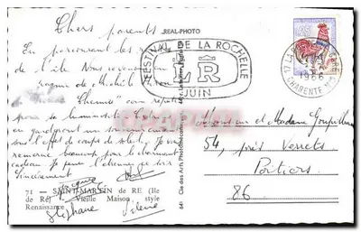 Rue Sainte-Maure — casa com colmata — Cap — Verso