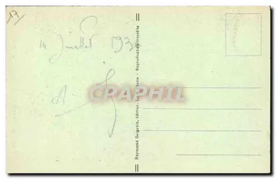 Ronce-les-Bains — Floresta do Galon d'Or — Editor Raymond Bergevin, n° 15980-597 — Verso