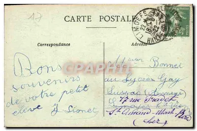 Châtelaillyon — A Falésia — L. C. n°289 — Verso