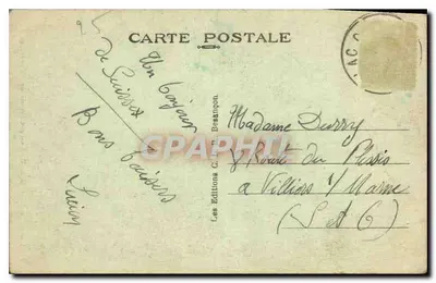 O Saout do Doubs no verão — Altura 27 metros — Edições C. Bezançon, n° 835 — Verso