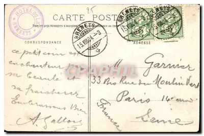 Spadzista Doubs — 3008 — J. FARINE & C°, LOCLE ET MORTEAU — Rewers