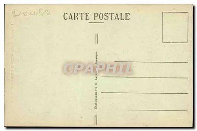 Salto do Doubs — Fronteira Franco-Suíça — C.L.B. n° 921 — Verso