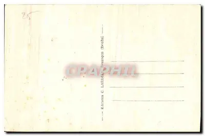 Granica francusko-szwajcarska — Skok Doubs (wysokość 27 m) — Helbey, n° 601 — Rewers