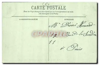 Compiègne — Widok z zamku z rogu parku — LL — Rewers