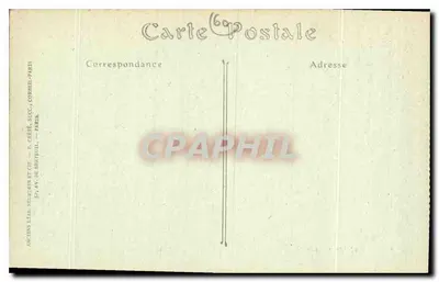 Pałac w Compiègne — Widok na ogród, z miejsca urodzenia Imperatora — NDHOT — Rewers
