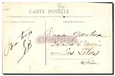 Compiègne — Wejście do Parku — Wydanie Nowych Galerii — Rewers