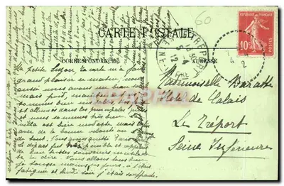 Chantilly — Zamek — Widok z Saut-du-Loup — Wydawnictwo Gamel-Grigaut, Książnica — Rewers