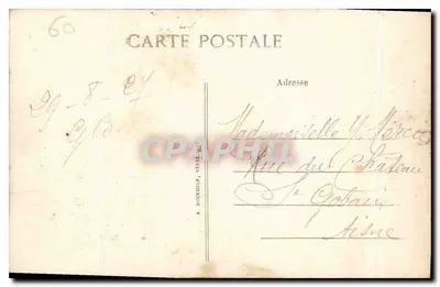 Castelo de Chantilly — O Pão de Carpas — A. Sourder, n°23 — Verso