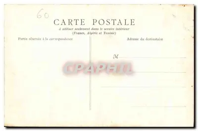 Zamek w Chantilly — Widok z Parku (strona północno-zachodnia) — B. P., Paryż — Rewers