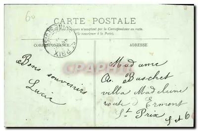Chantilly — Zamek — LL. — n°99 — Rewers
