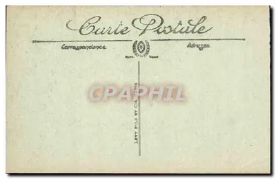 Palácio de Fontainebleau — Quarto de dormir de Napoleão I — LL. — n° 355 — Verso