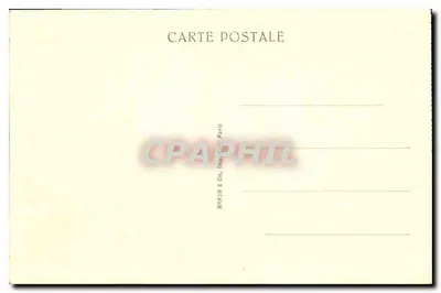 Museo de Chantilly — Fachada oriental del Pequeño Castillo — Brauin & Cie, Ed. París — Reverso