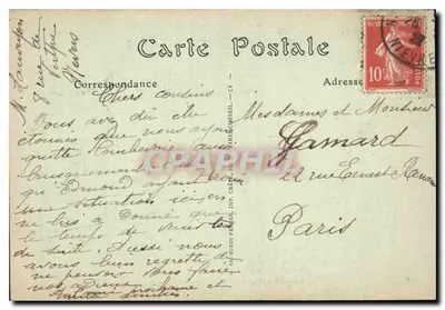 Nevers — De Spoorbrug en de Kathedraal — JND Hot — Achterkant