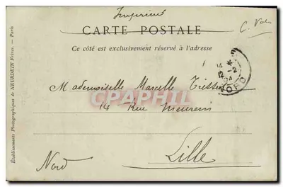Pałac w Fontainebleau — Parter — kolekcja ND Phor — Rewers