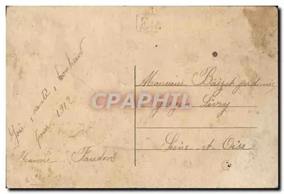 Kobieta obok bukietu — dekor młyna wiatrowego — wydawca anonimowy, nr 7457 — Rewers