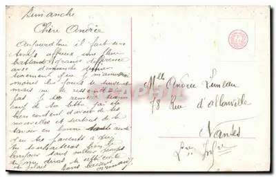 Jovem mulher — retrato — editor desconhecido — Verso