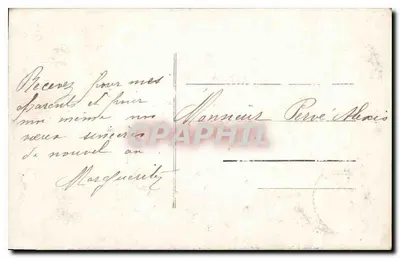 फूलों वाली गाउन में महिला — अच्छा वर्ष — फ्रांसीसी गणराज्य, संख्या 2513 — पीछे