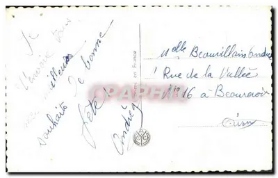 Mulher jovem sorridente — com buquê de rosas — editor Noer n° 3698 — Verso