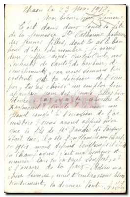 Retrato de jovem mulher — Manors, n° 664 — Verso