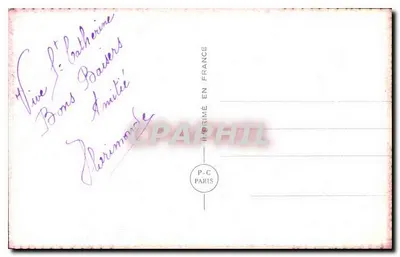 Irmã Catherine — retrato sorridente com rosa — P-C Paris n°5628 — Verso