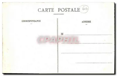 Compiègne — Katedra św. Jakuba — wydawca Decelle, nr 5 — Rewers