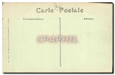 Compiègne — Widok na Plac Zamku i Miasto — ND. Fot. n°189 — Rewers