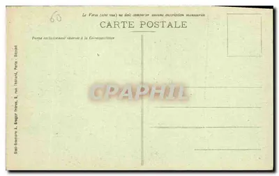 Senlis - Katedra — wydawca Breguer Frères, Paryż — Rewers