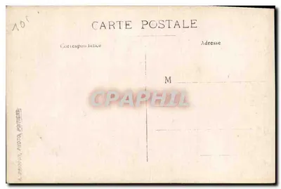 Visão de paisagem com cerca — A. PAVOTON, FOTO, POTIERES — Verso
