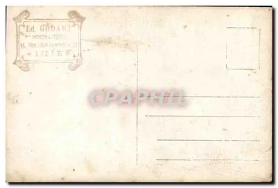 Ritratto di una coppia — studio — Ed. GODART, Lille — Verso
