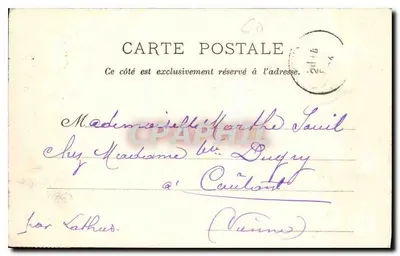 Beauvais - Plac Gare - Jaskinia — Wydawnictwo artystyczne, Gâtelet, Beauvais, n°30 — Rewers