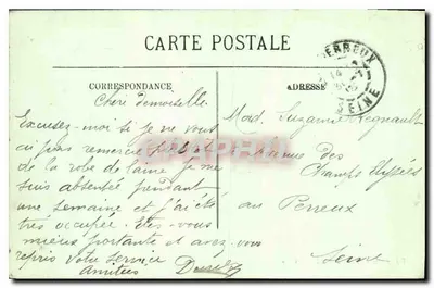 Chantilly — Zamek — LL. — Wydawca LL. n°99 — Rewers
