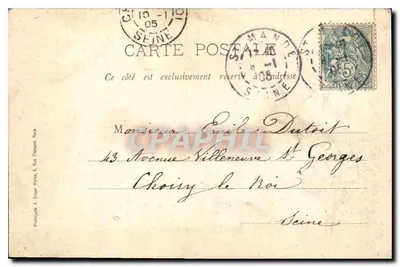 Chantilly — galeria bitew Wielkiego Condé — wydawca Frantz & Berger, Paryż — Rewers