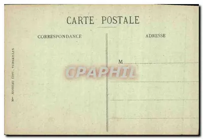 Versailles - Grand Trianon na ogródach — M. Moreau Éditeur, Versailles — Rewers