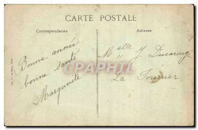 Versalhes — Trianon — Palácio-Hotel — Editor E. La Drey, n°77 — Verso