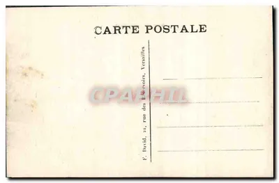 Versailles — Zamek na Parku - Parterre de Latone - Widok Tapis Vert — Rewers