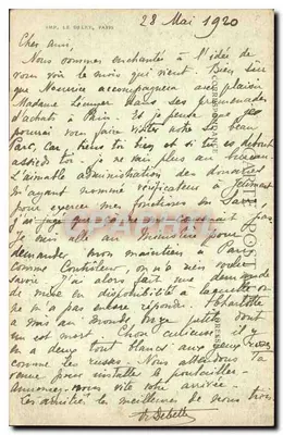 Versailles — O Parque — Gruta de Apolo, motivo principal — IMP. LE DELFY, PARIS — Verso