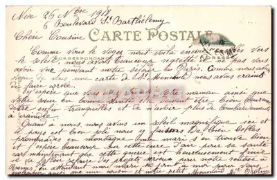 NICE — Promenade dos Anglais e Jetée-Promenade — B. F. n° 132 — Verso