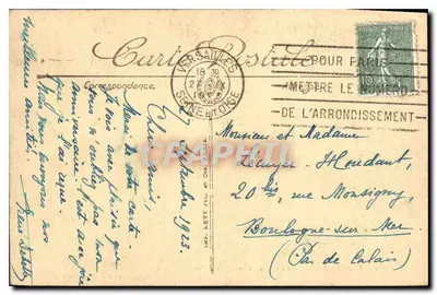 Versailles — Pałac, Orangeria i widok na miasto — LL. n°94 — Rewers