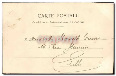 Quarto de Marie-Turenne — Palácio de Fontainebleau — C.F.P., Paris, 1903 — Verso