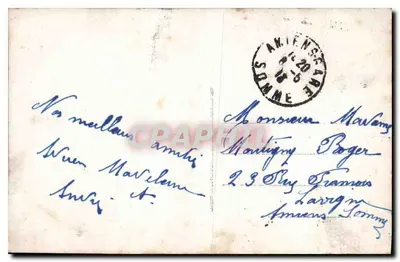 Dziecko w koszyku z różami — wydawca Myrka, n°78 — Rewers