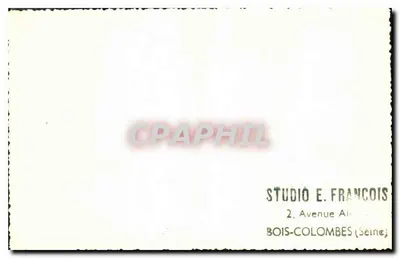 Babypje op zijn rug — Studio E. François — Bois-Colombes (Seine) — Achterkant