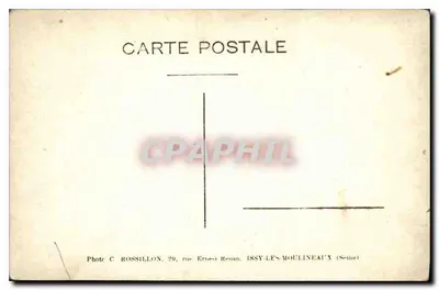 Família — retrato em estúdio — Foto C. Rossillon, Issy-les-Moulineaux — Verso