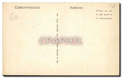 Beauvais — Palácio de Justiça e o Clocheton (detalhe) — LL — Verso