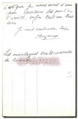 Le Bautarek - Jardim Alpino em Nébije — editor desconhecido, n° 8102.13 — Verso