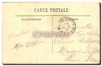 Versailles — O Grande Trianon — O Gabinete de Trabalho de Napoleão I — LL. n°190 — Verso