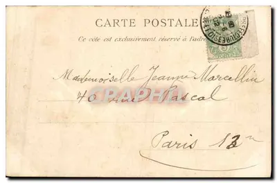 Versailles — Palácio do Petit Trianon — A. Hacquemont-Japessol, Versailles, n°6 — Verso