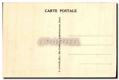 Versailles - Pałac Petit Trianon — A. Leconte, Paryż — Rewers